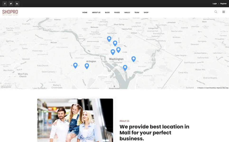 Shopro — Shopping Mall HTML5 Template