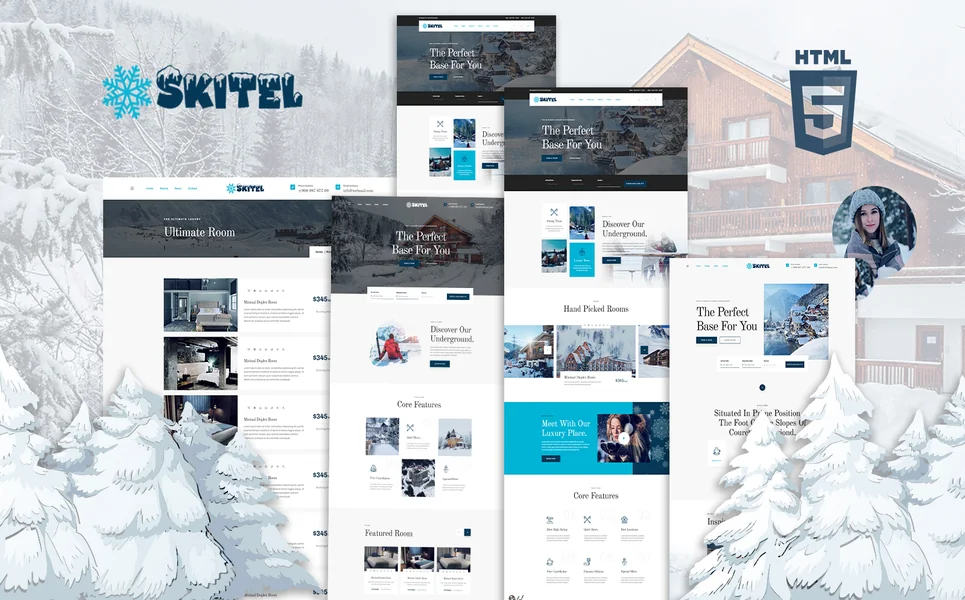 Skitel — Real Estate HTML5 Template