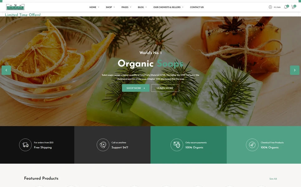 Soapia — Charity React JS Template