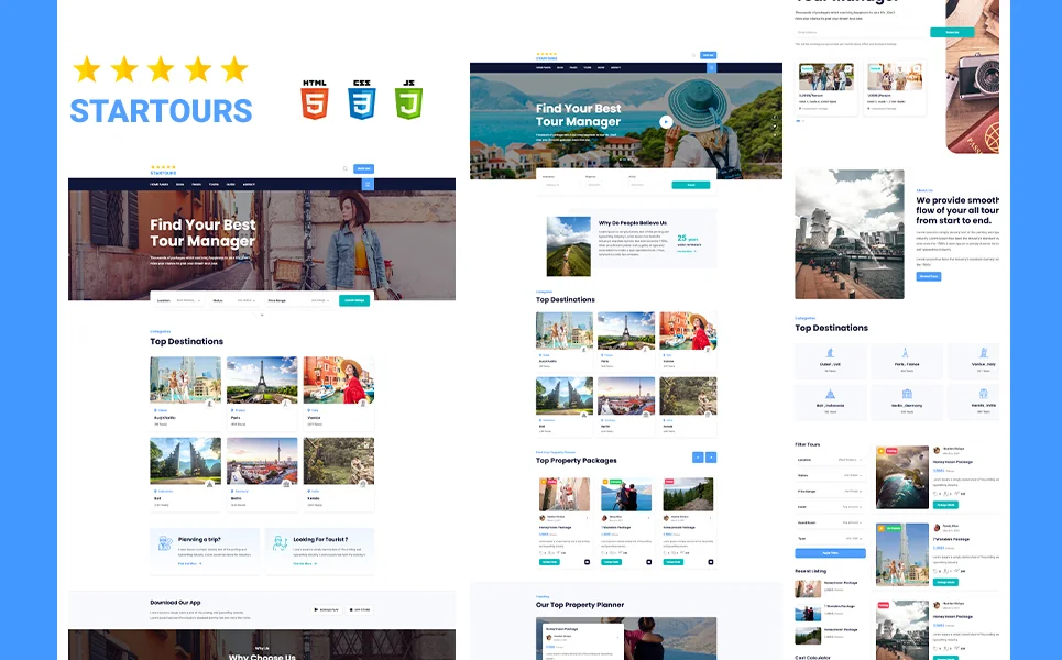 Startours — Tours HTML5 Template