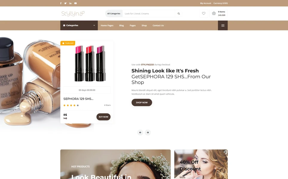 Stylyn — Fashion PHP Website Template