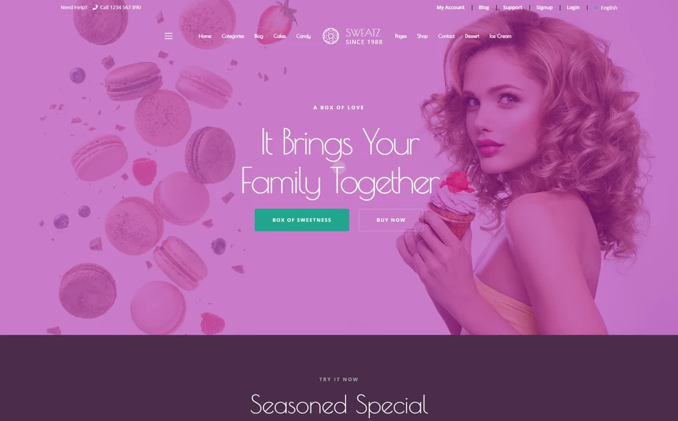 Sweatz — Fashion Vue.js Template