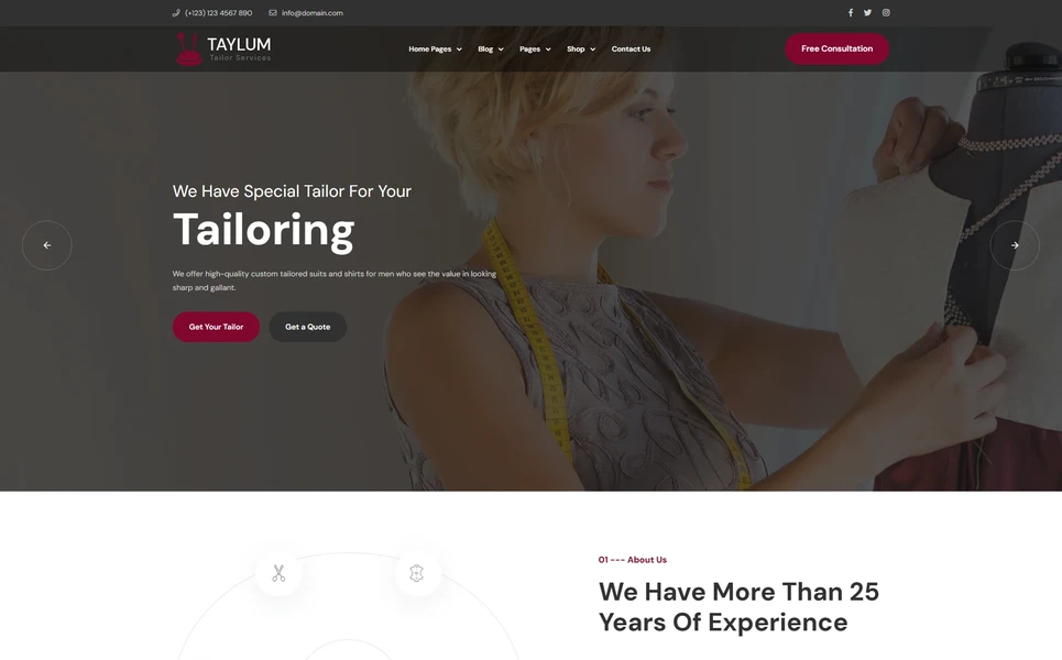 Taylum — Tailoring Angular Template