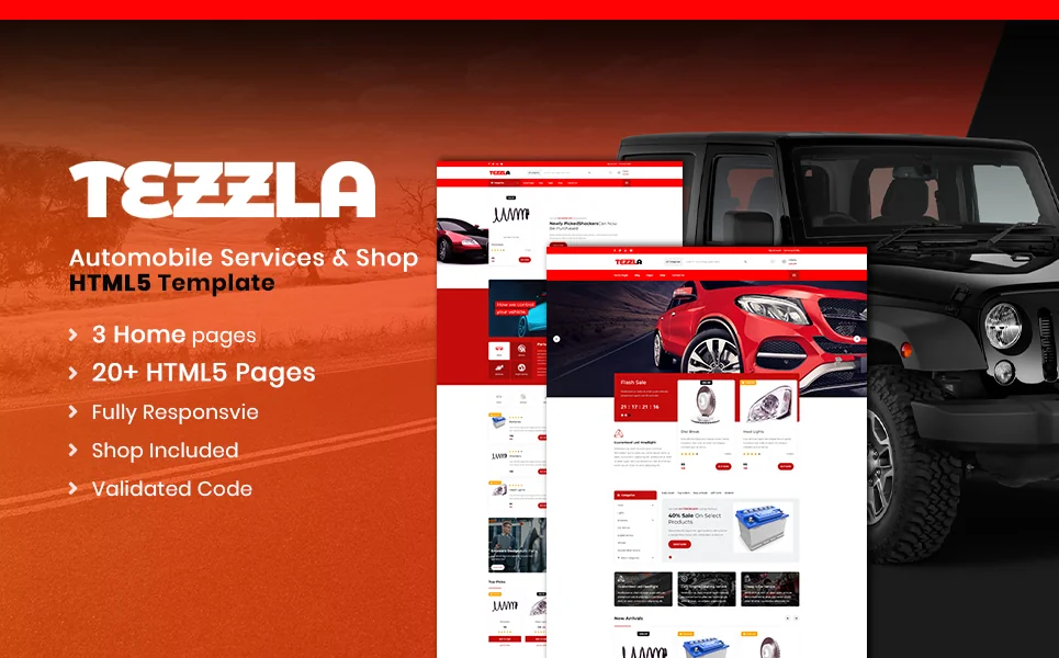 Tezzla — eCommerce HTML5 Template