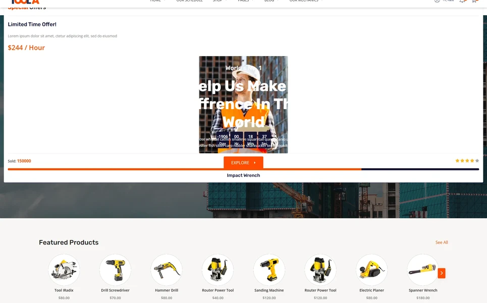 Toola — Tools Angular Template