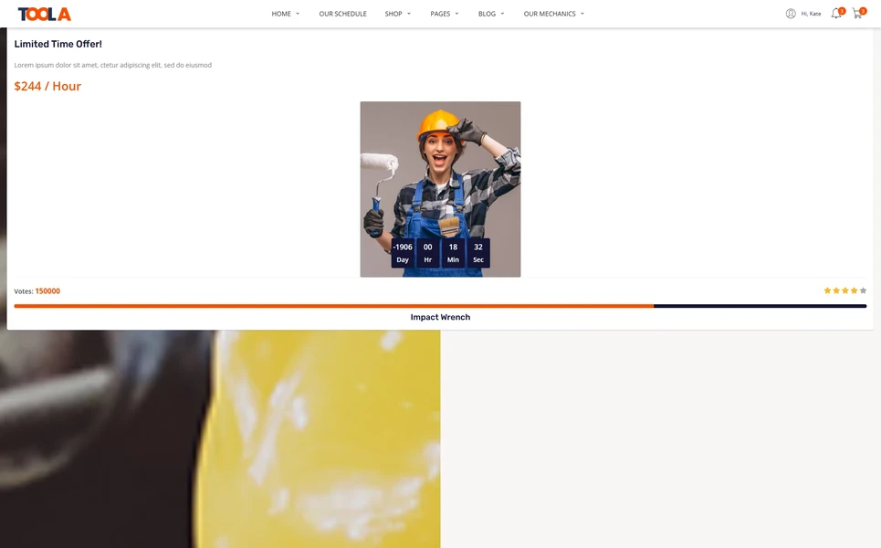 Toola — Tools PHP Website Template