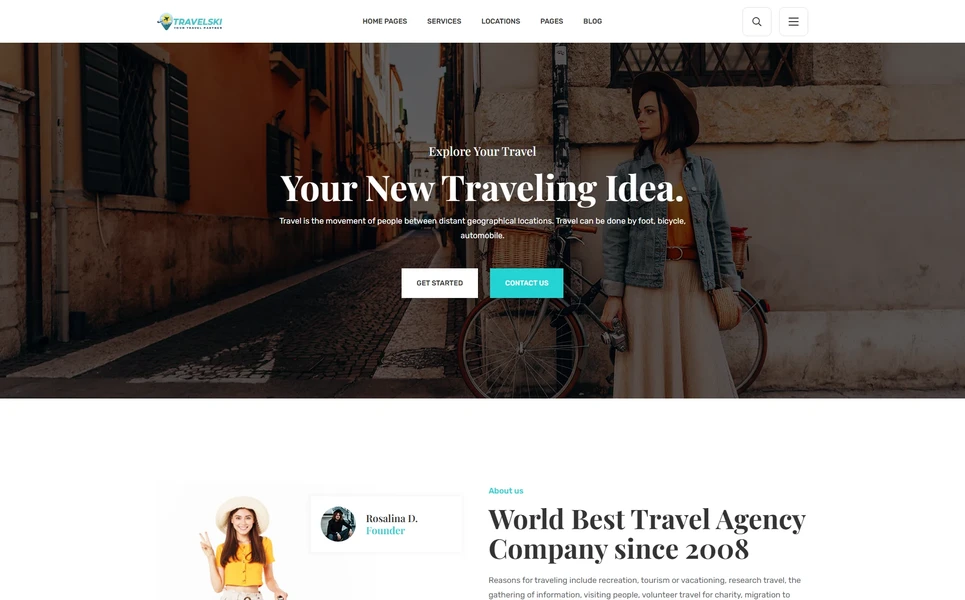 Travelski — Travel Angular Template