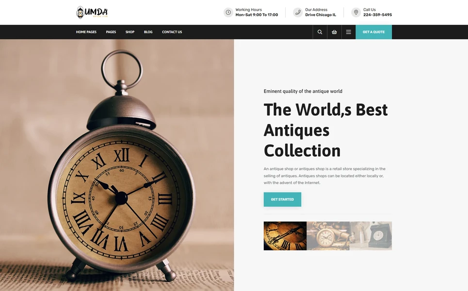 Umda — Business PHP Website Template