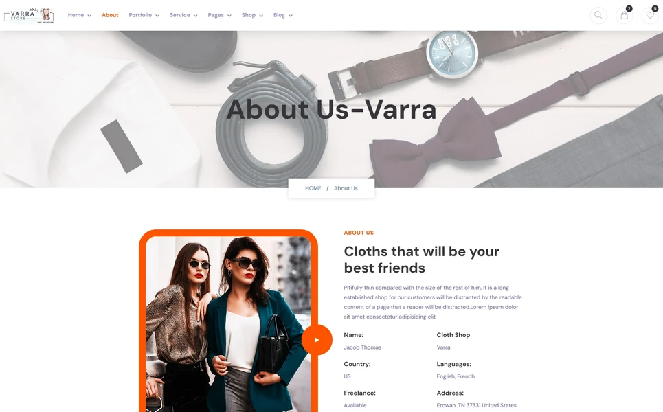 Varra — Shopping — Ai Smart Website