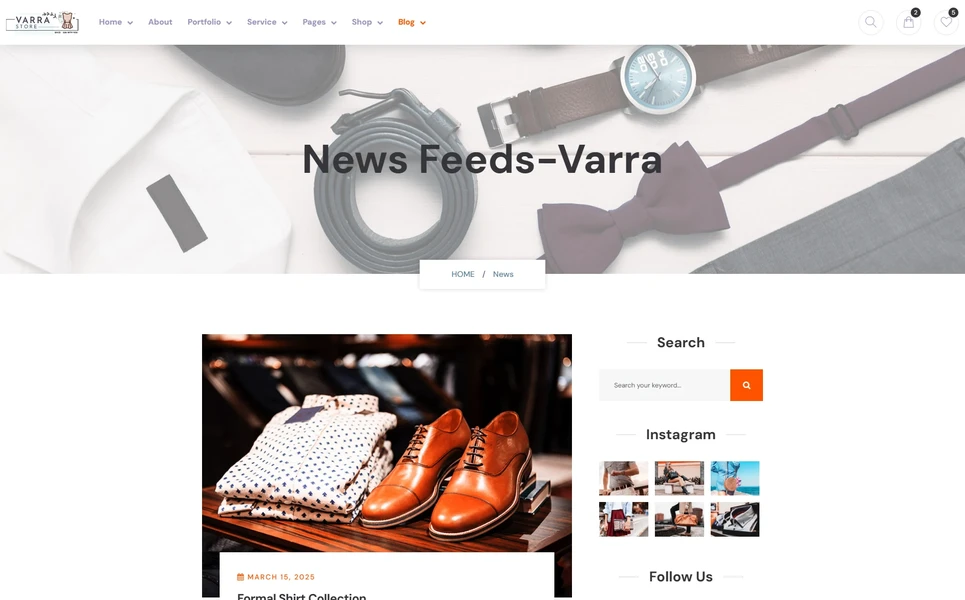 Varra — Shopping Vue.js Template