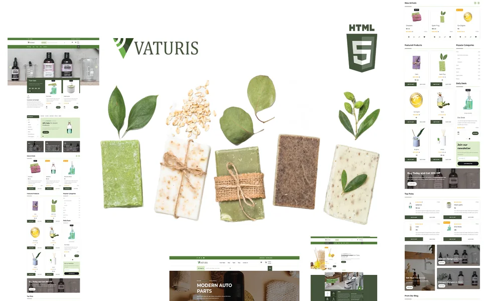 Vaturis — Skincare HTML5 Template