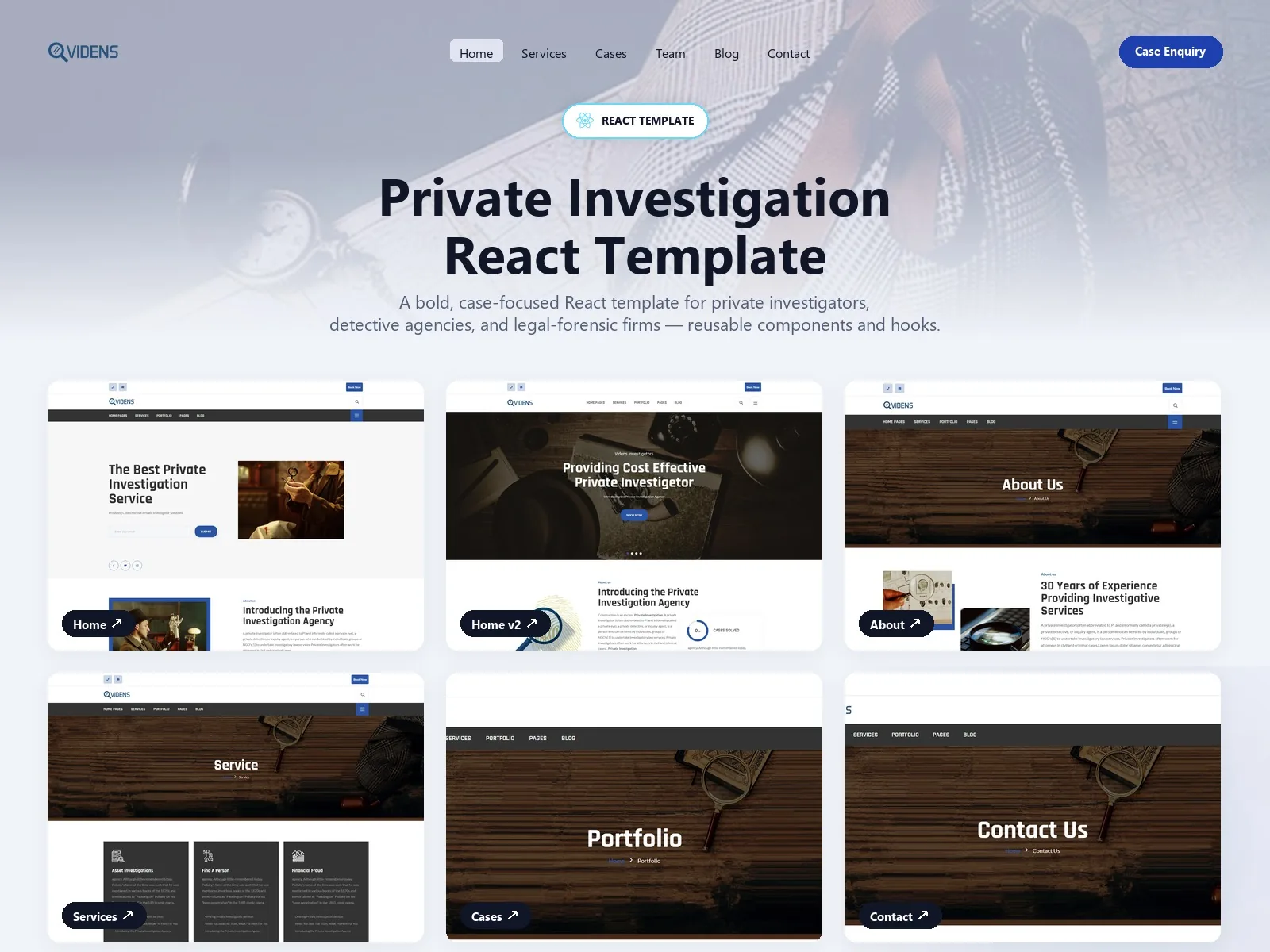 Videns — Video React JS Template