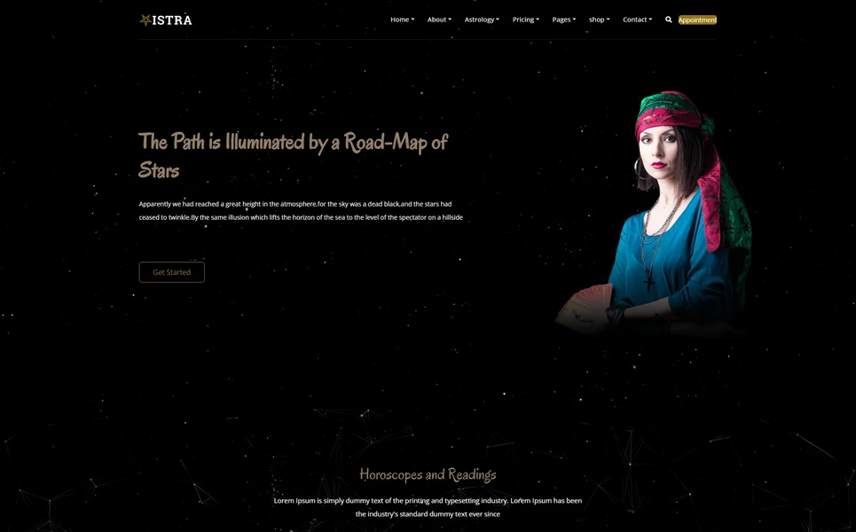 Vistra — Astrology Angular Template