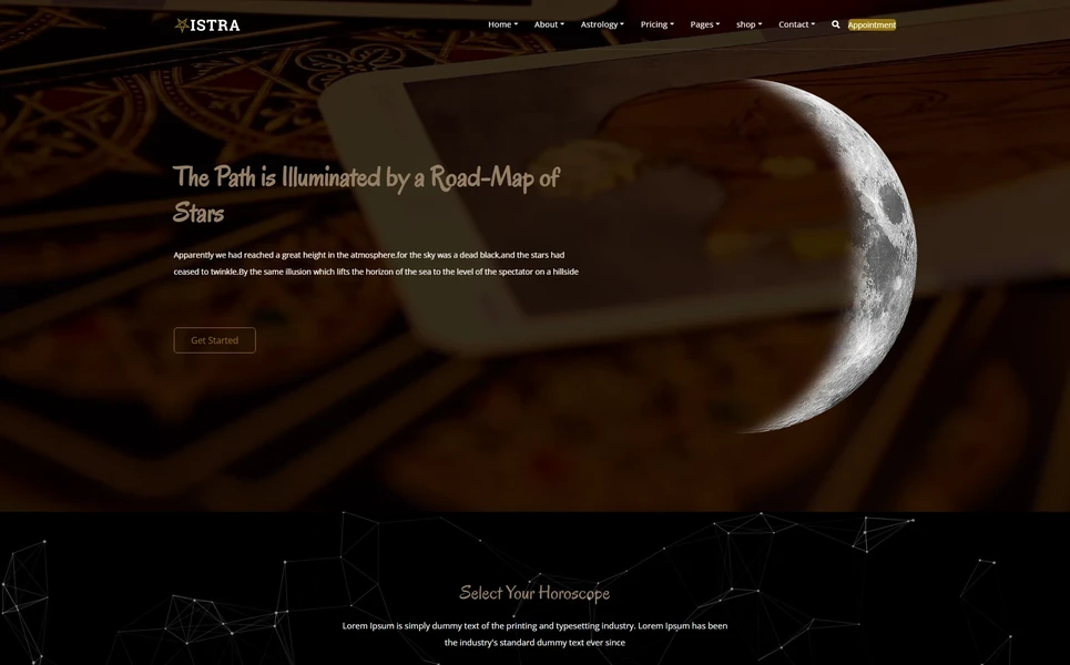 Vistra — Astrology WordPress Theme