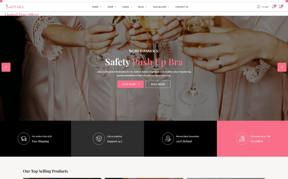 Vitaka — Travel Angular Template