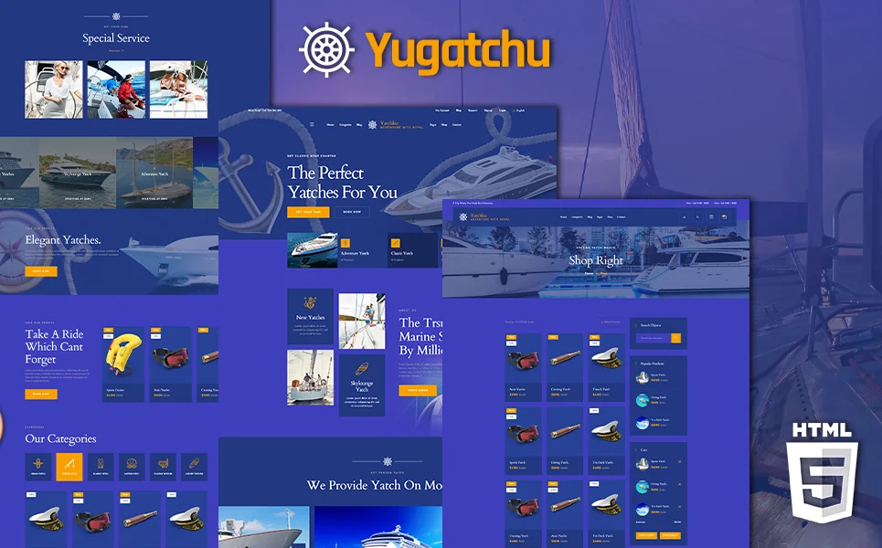 Yachtchu — Yacht HTML5 Template