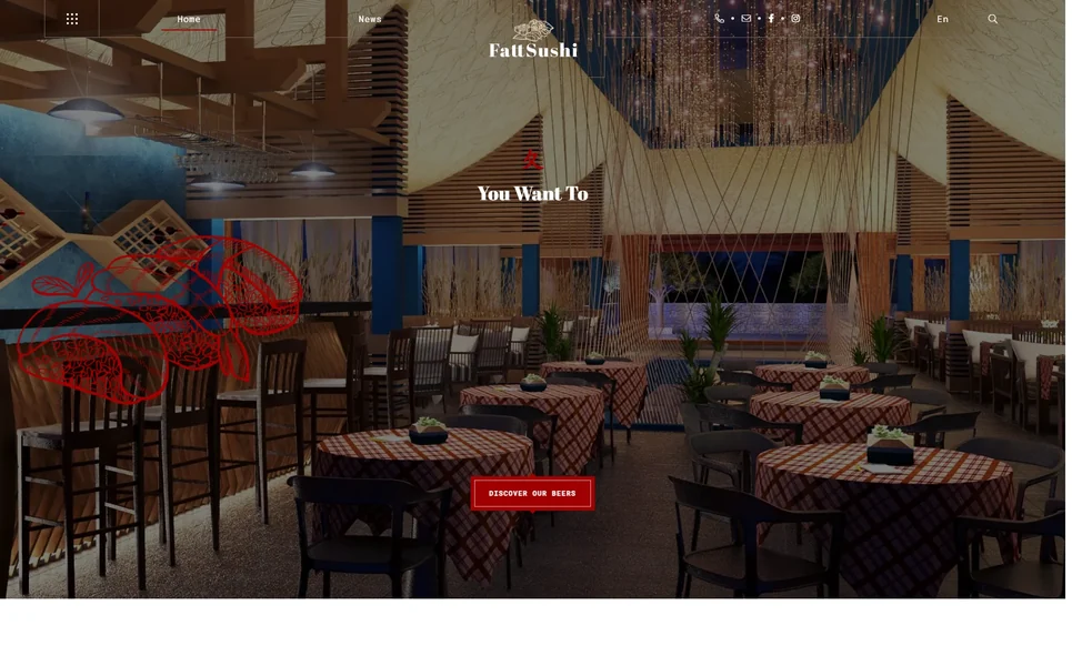Fattsushi — Sushi React JS Template