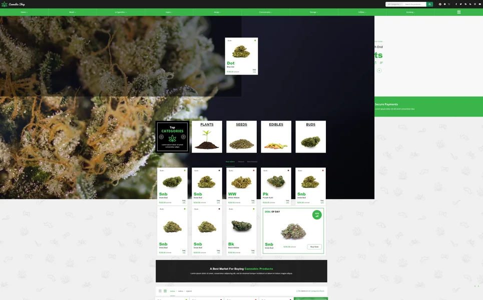 Shop Extended — eCommerce React JS Template