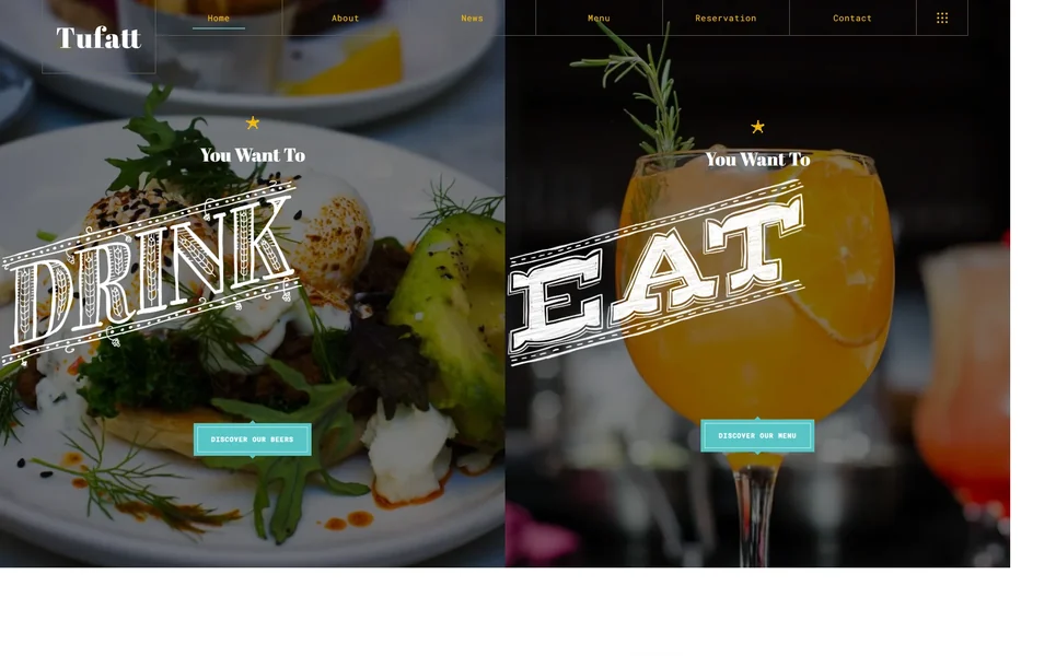Tufatt — Restaurant PHP Website Template