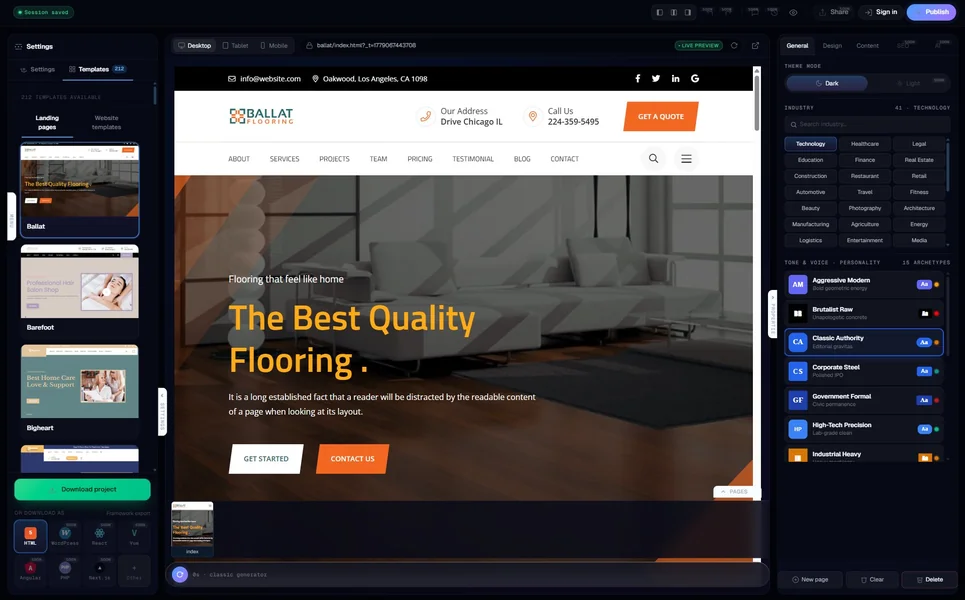 AI Website Generators vs Premium Templates — Honest Comparison (2026)