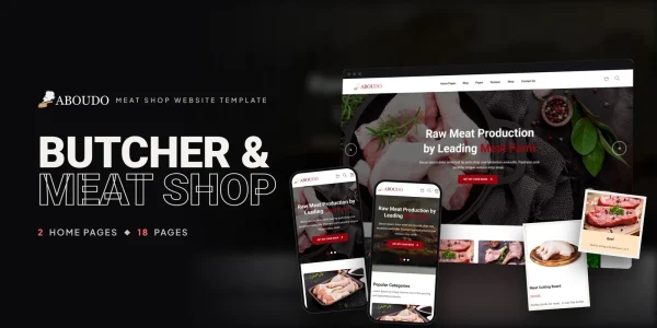 Aboudo — Meat Market WordPress Theme