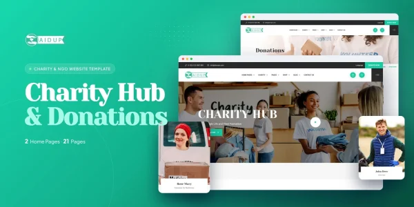 Aidup — Humanitarian Charity Ai Smart Website