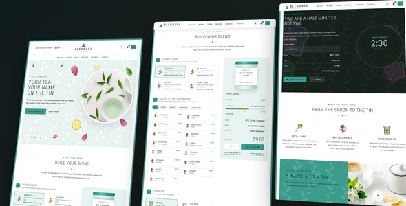 Blendara – Custom Herbal Tea Blend Landing Page HTML5 Template