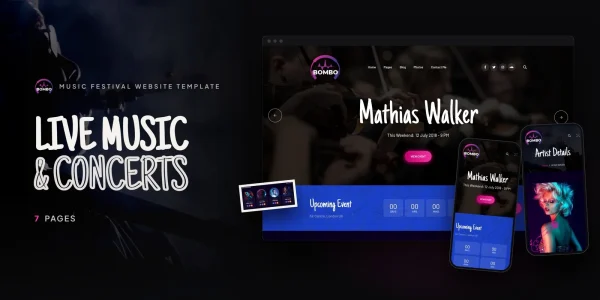Bombo — Music Festival WordPress Theme