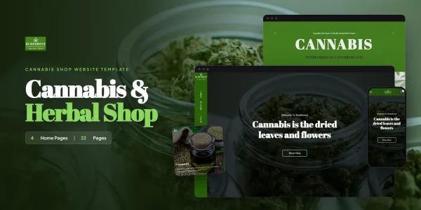 Budforest — Cannabis Brand Angular Website Template