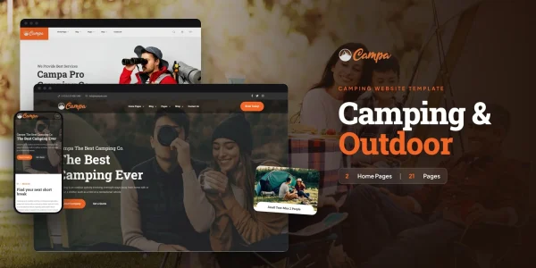 Campa — Camping Resort WordPress Theme