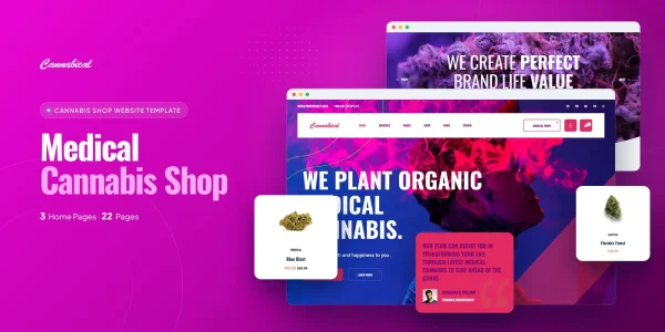Cannabical — CBD Store WordPress Theme