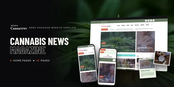 Cannanews — Marijuana News Magazine Angular Website Template