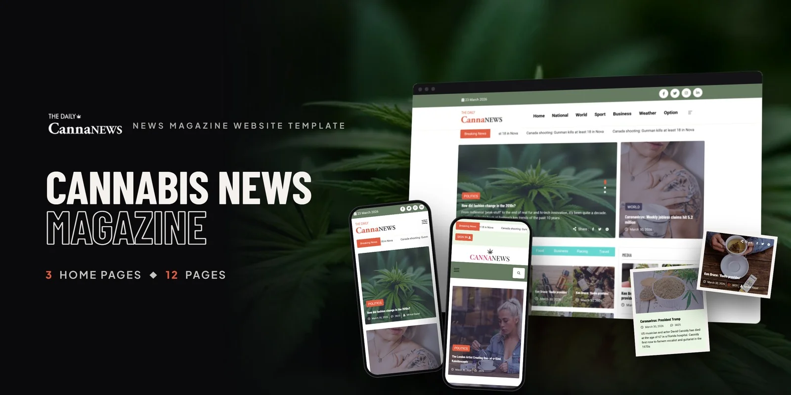 Cannanews — Cannabis News Blog Ai Smart Website preview