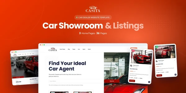 Casita — Car Showroom Vue.js Website Template