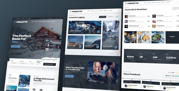 Chaletto – Ski Chalet Booking Landing Page HTML5 Template