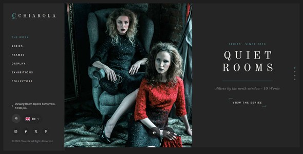 Chiarola – Fine Art Print Enquiry Landing Page HTML5 Template