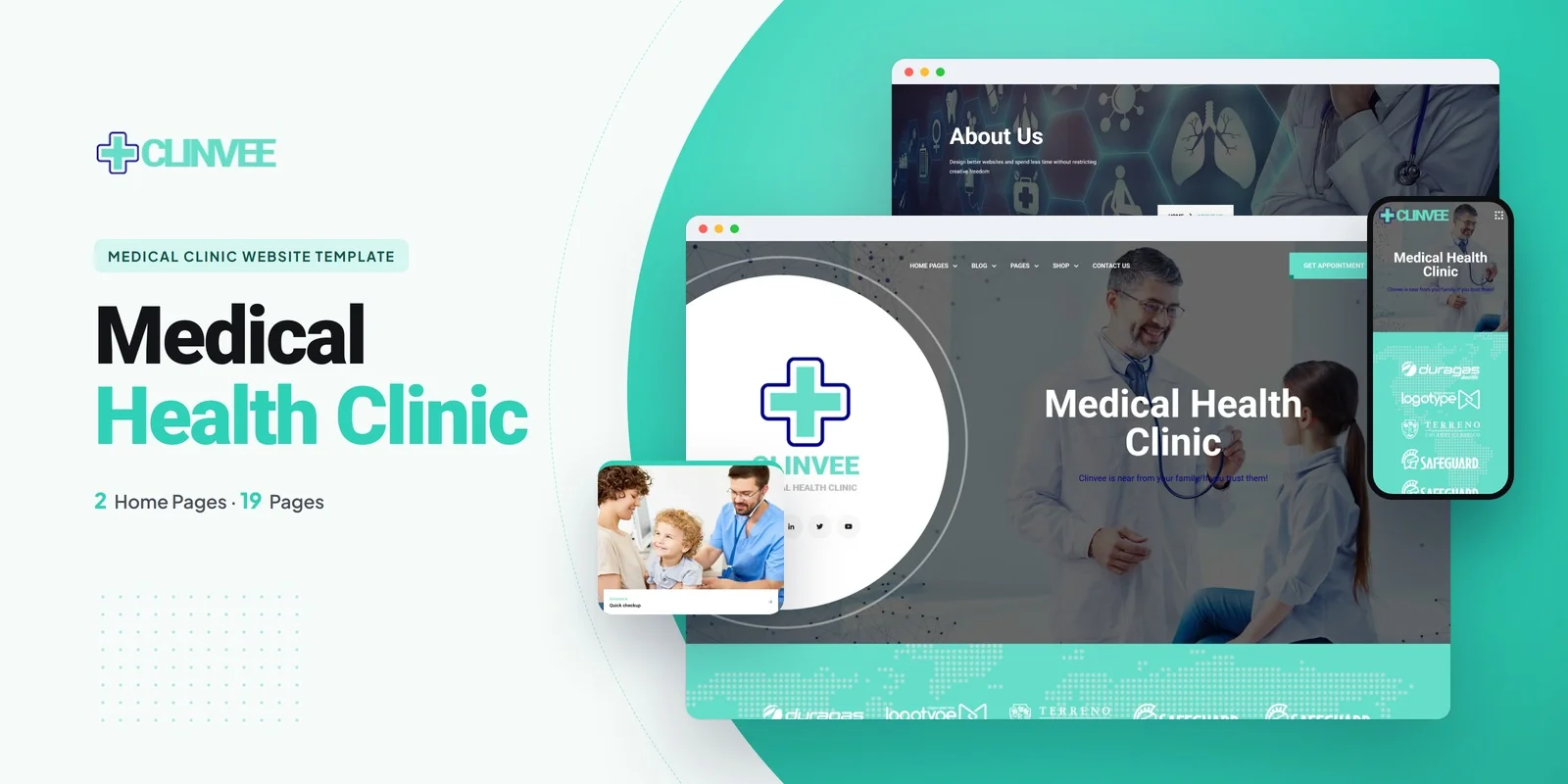 Clinvee — Specialty Clinic Vue.js Website Template preview