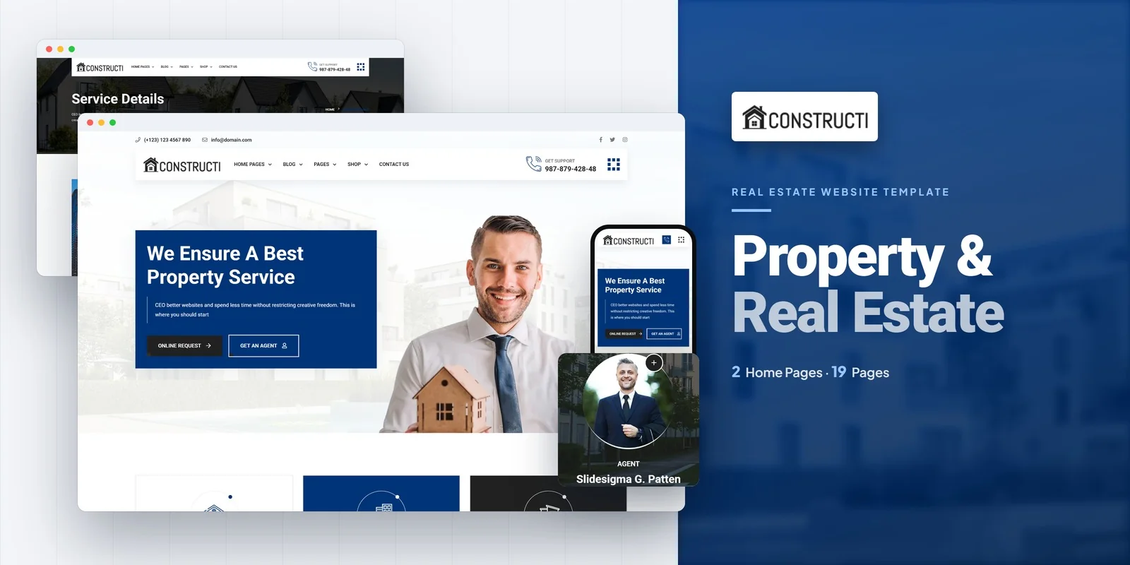 Constructi — Construction WordPress Theme preview