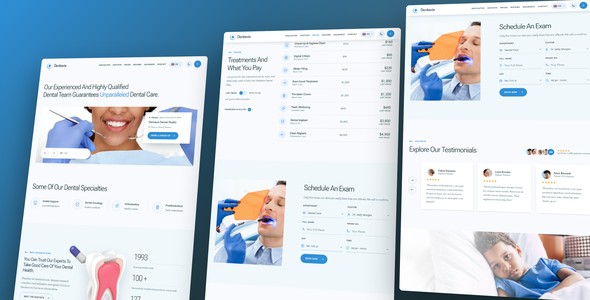 Dentavia – Dental Clinic Landing Page HTML5 Template