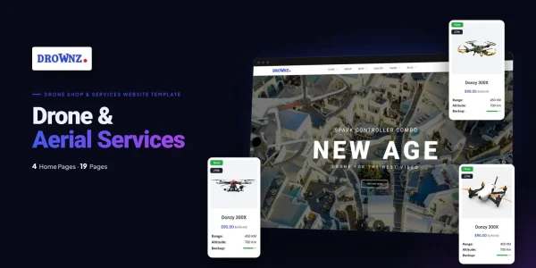 Drownz Ai — Drone & Aerial Ai Smart Website