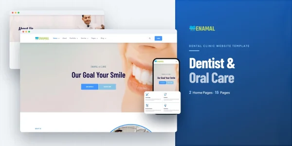 Enamal – Bootstrap 5 Dental Clinic HTML5 Website Template
