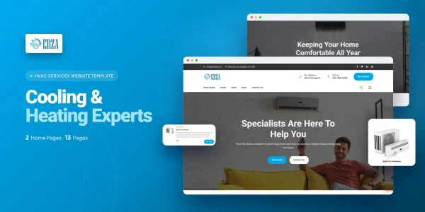Erza — HVAC Installation Ai Smart Website