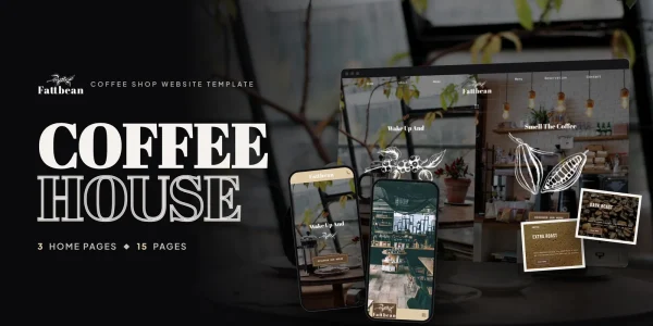 Fattbean – Bootstrap 5 Coffee Shop HTML5 Website Template
