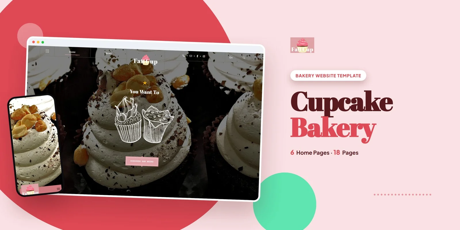 Fattcupcake — Bakery Boutique Ai Smart Website preview