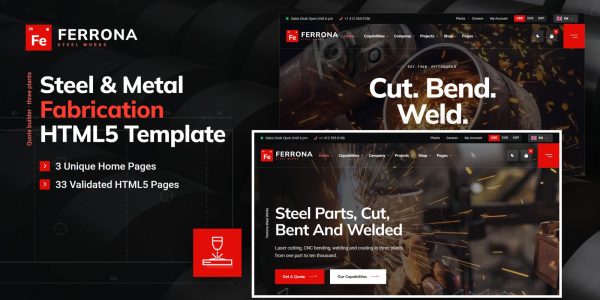 Sheet Metal Angular Template – Ferrona