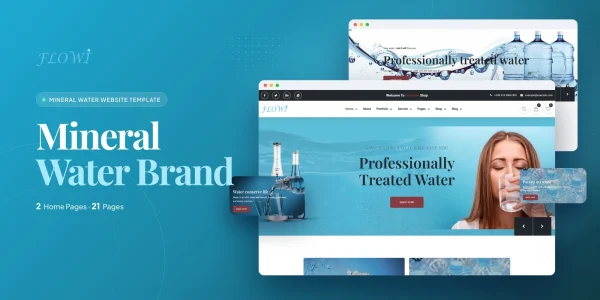 Flowi — Bottled Water Ai Smart Website