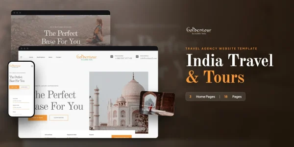 Goldentour — Holiday Agency PHP Website Template