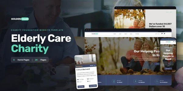 Goldenyears — Humanitarian Charity Ai Smart Website