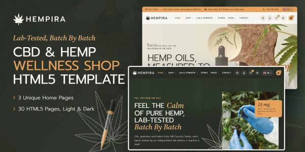 Cbd React Template – Hempira