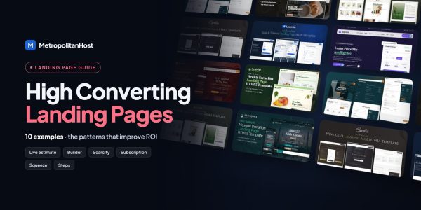High Converting Landing Page Examples: 10 Pages That Improve ROI